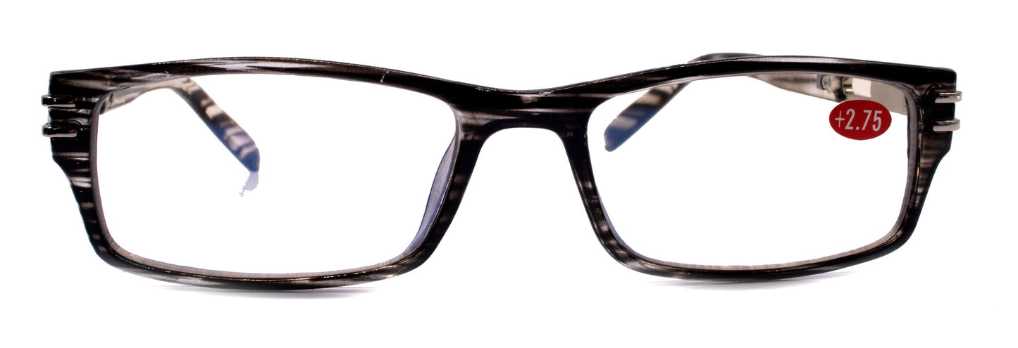 Reading Glasses, +1.25 to +6 Magnification, Rectangular Frames