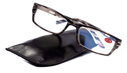 Reading Glasses, +1.25 to +6 Magnification, Rectangular Frames