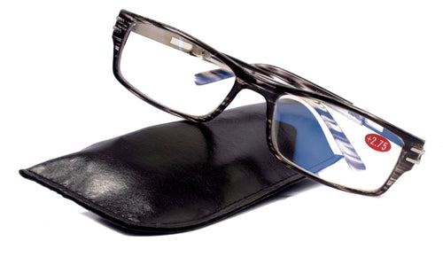 Reading Glasses, +1.25 to +6 Magnification, Rectangular Frames