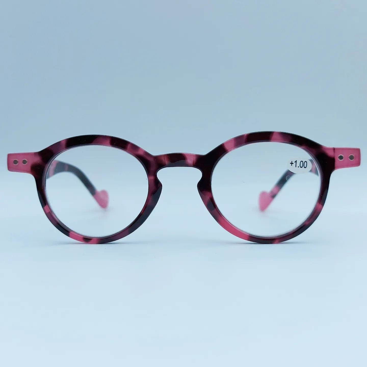 Reading Glasses, Tortoise Shiny Pink Frame