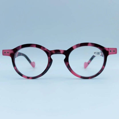 Reading Glasses, Tortoise Shiny Pink Frame