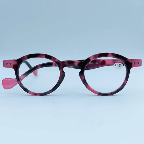 Reading Glasses, Tortoise Shiny Pink Frame