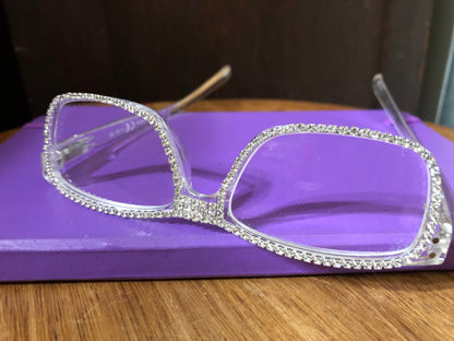 Rhinestone Reading Glasses: Crystal Embellished Readers