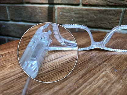 Rhinestone Reading Glasses: Crystal Embellished Readers