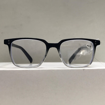 Round Big Frame Reading Glasses with Clear Lenses