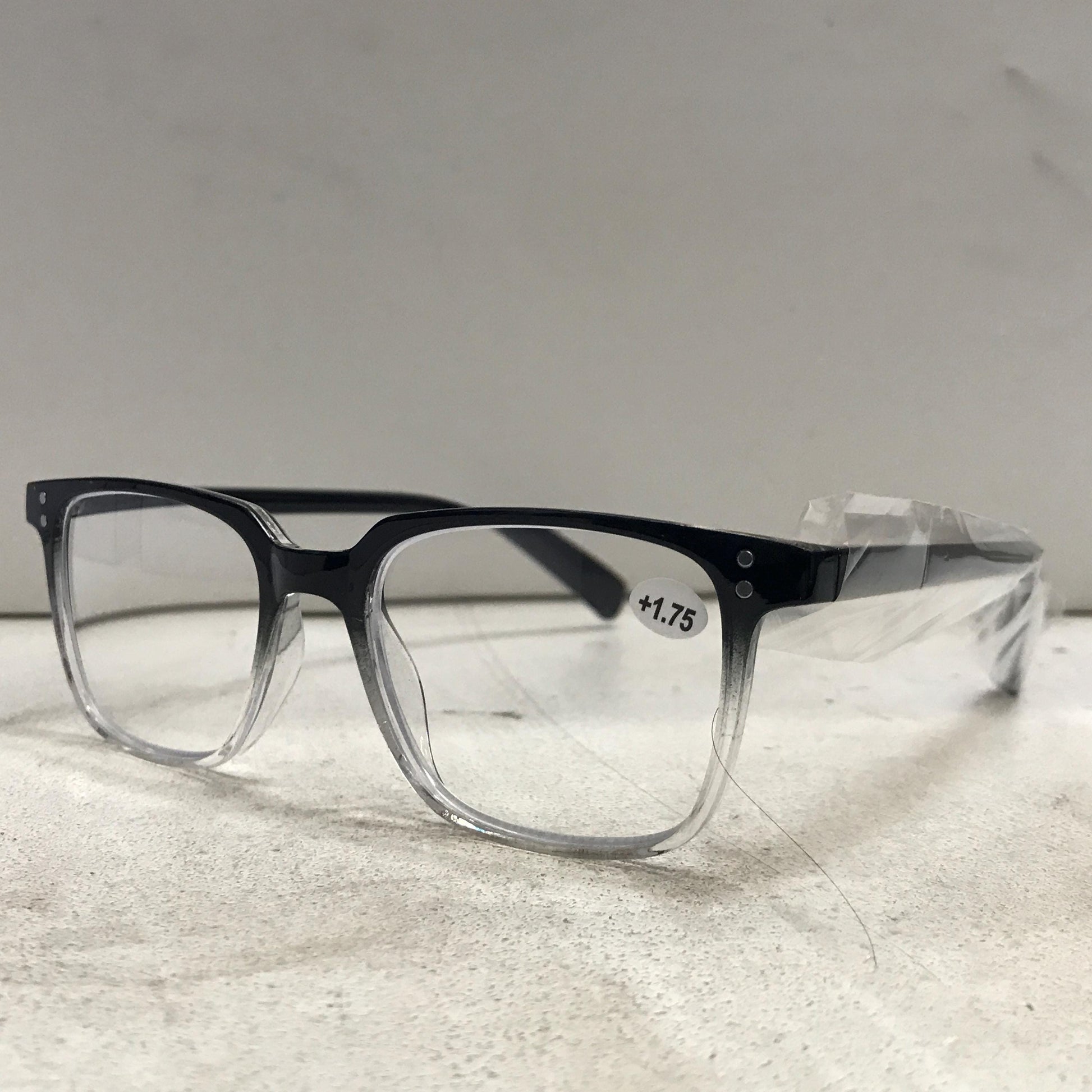 Round Big Frame Reading Glasses with Clear Lenses