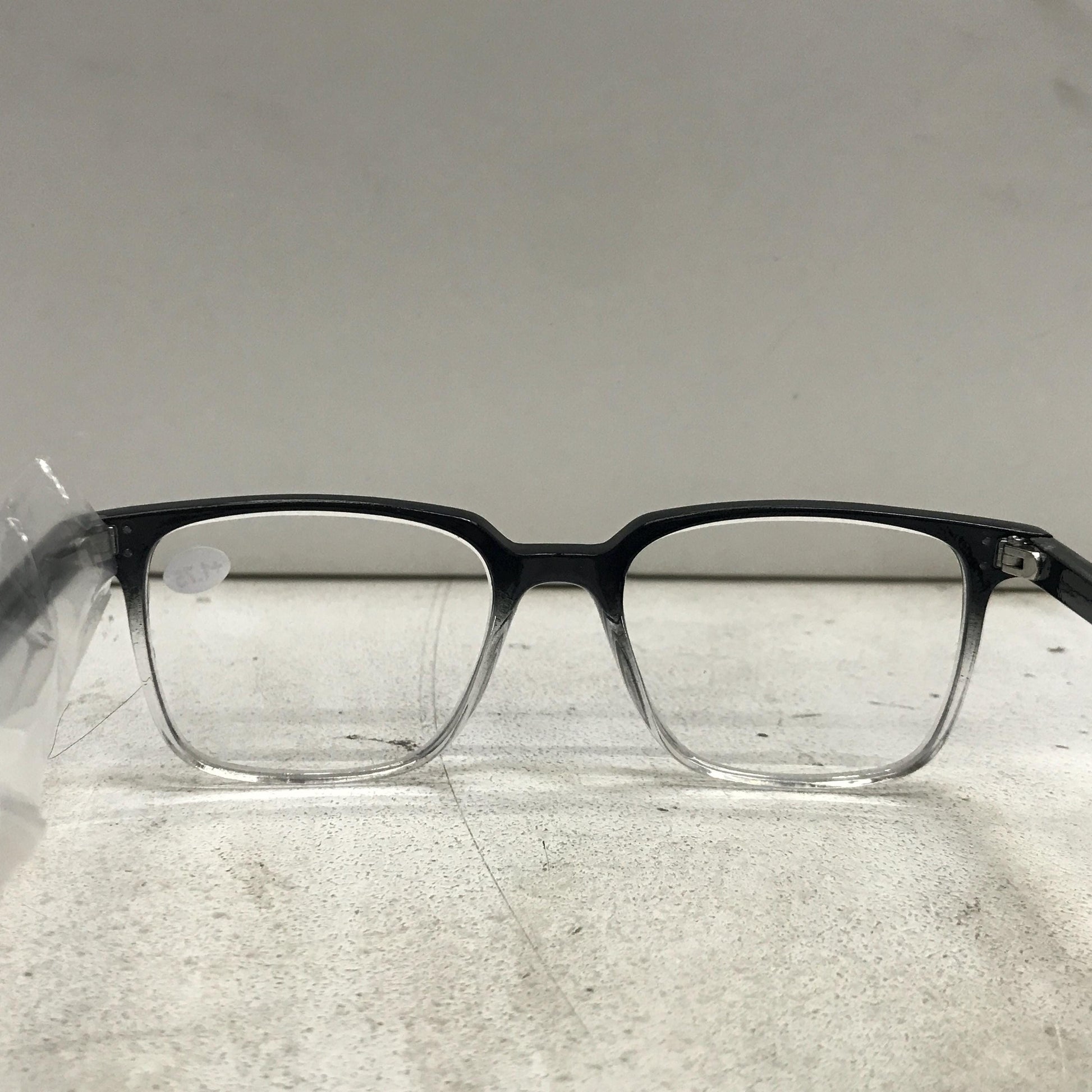 Round Big Frame Reading Glasses with Clear Lenses