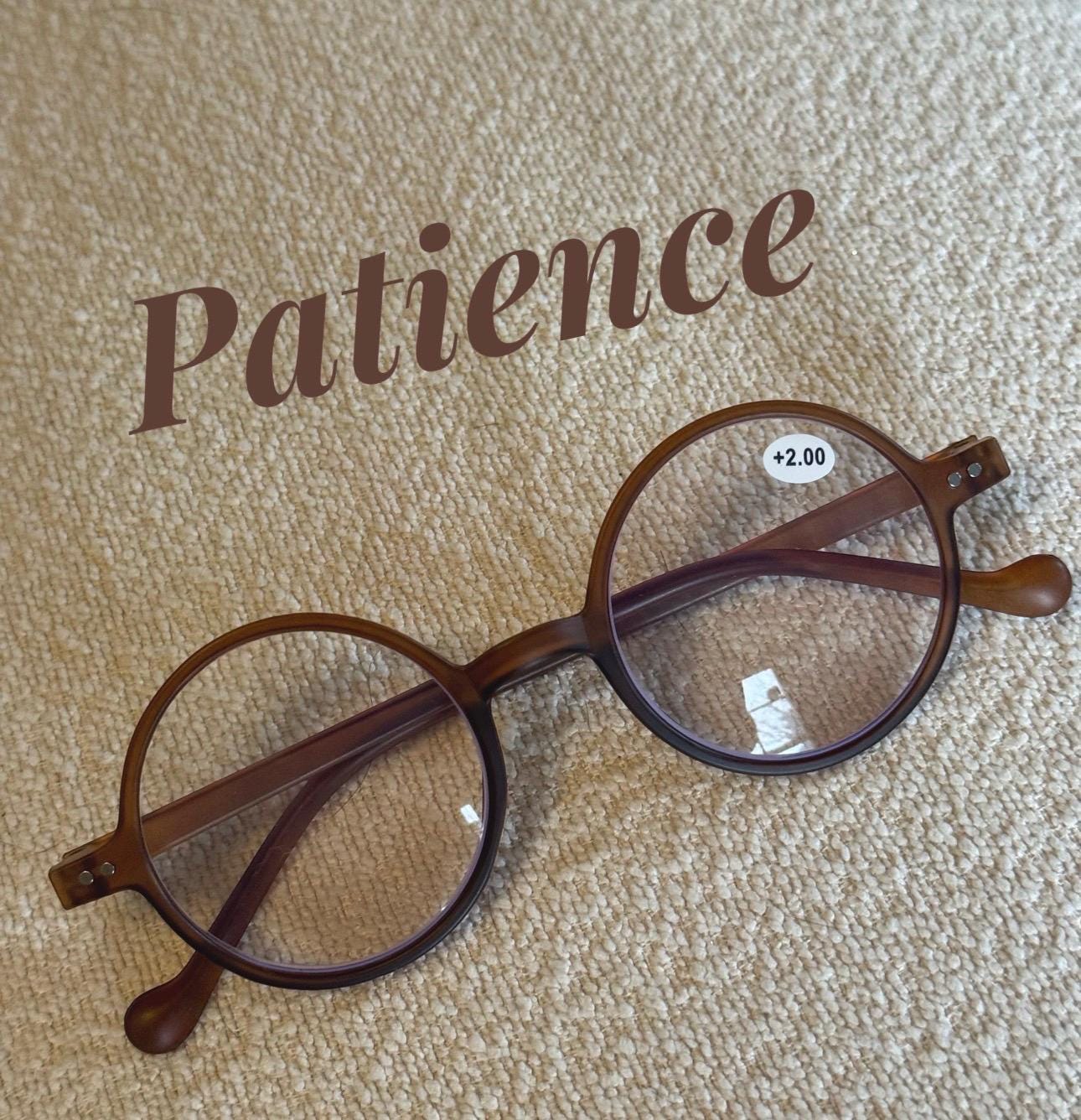 Round Reading Glasses - Brown